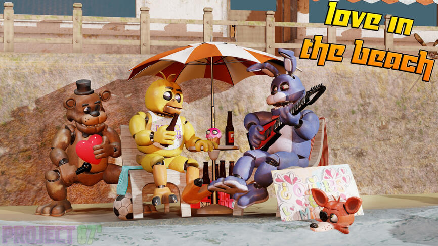 Love in the Beach (Blender)